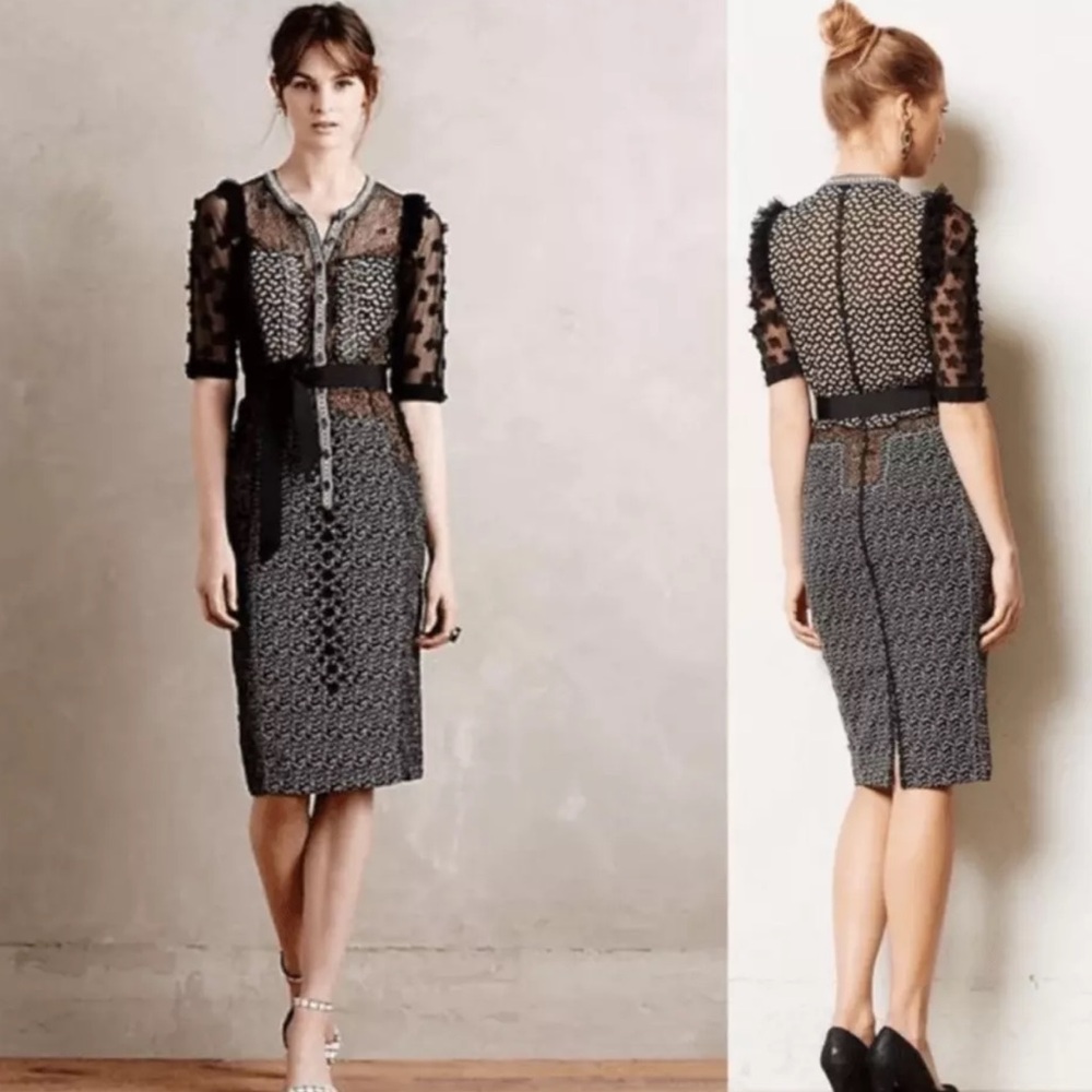 New BEGUILE by BYRON LARS Anthropologie
Allusione Sheath Dress Size 8 - Picture 12 of 14